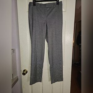 Talbots "High-Waist Straight Pant Dress Business Blue White NEW